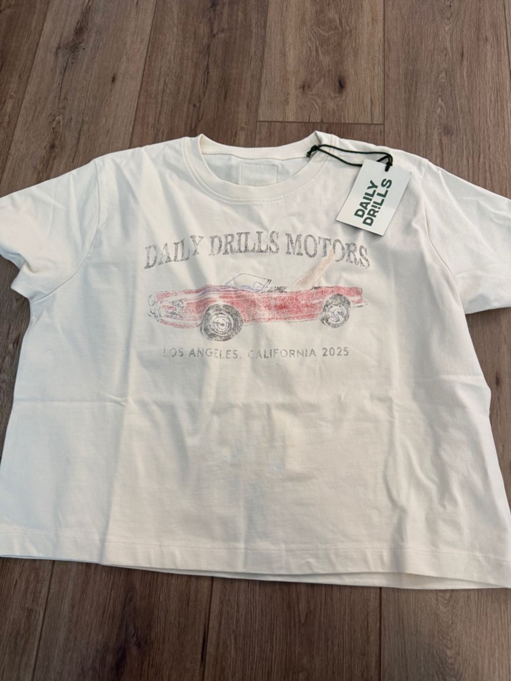 Daily Drills NWT Red Hot Boxy Tee M/L